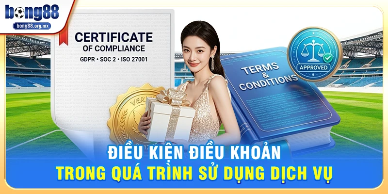 Điều kiện điều khoản trong quá trình sử dụng dịch vụ 