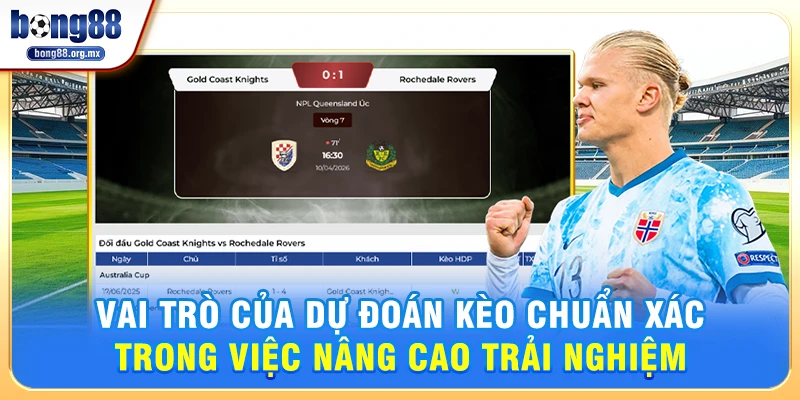 Vai Trò Của Dự Đoán Kèo Chuẩn Xác Trong Việc Nâng Cao Trải Nghiệm